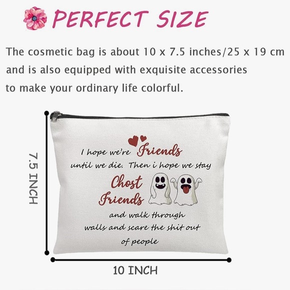 Ghost Friends Themed Pouch - Picture 2 of 7